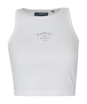 NB Logo  Das Nassau Beach Tanktop vereint Komfort und sportlichen Stil. Mit einem stilvollen NB Schriftzug auf der Brust und dem Logo auf dem Rücken ist es ein echter Hingucker. Der weiche, atmungsaktive Stoff sorgt für ein angenehmes Tragegefühl, während der lässige Schnitt optimale Bewegungsfreiheit bietet. Ideal für heiße Tage oder aktive Freizeit – perfekt für alle, die Qualität und modernes Design schätzen.