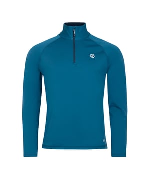 The Dare 2b Fuse Sweater. Made from recycled 4-way stretch fabric for ultimate comfort. Quick-drying keeps you warm and dry all day. Half-zip fastening with inner zip guard to get air when you need it. Layer it up for everything outdoors. This product recycled 19 plastic bottles. Material: 97% Polyester (Recycled), 3% Elastane. Ref: DML4522MG.