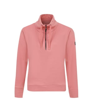 The Dare 2b x Swarovski Glint Sweater. This ladies ski top is crafted from soft brushed jersey fabric, providing warmth and comfort for your skiing adventures. Featuring an overhead design with a 1-4 length zip, it allows for convenient layering. The drawcord at the neck provides customisable coverage, while the ribbed cuffs and hem ensure a secure and comfortable fit. Swarovski crystals embellish the sweater, adding a touch of elegance on the slopes. Material: 90% Polyester, 10% Elastane. Ref: DWA7439LB.
