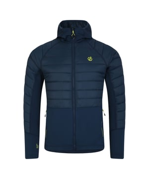 Het Dare 2b Descending Hybrid Jacket. Dankzij de stretchstof aan de mouwen kun je onbeperkt bewegen. Dankzij de compacte, zeer warme voering houd je de kou op afstand en beweeg je met gemak. Je blijft fris onderweg met de natuurlijke antibacteriële geurcontrole. Materiaal: 100% Polyester (Gerecycled). Ref: DMN448ZV7.