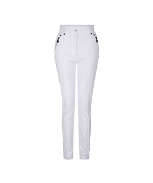 The slim fitting, shaped Regimented Pants are made of waterproof and breathable, lightweight fabric. Lined with soft fleece and featuring metal hardware for a touch of luxe. With zipped pockets to securely store your slope essentials. Material: 60% Polyester (Recycled), 40% Polyester. Ref: DWL521900.