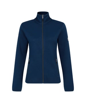 The Dare 2b Glissade Sweater is crafted from polyester textured pattern fabric delivering durability and style. With core stretch side panels, this sweater ensures maximum flexibility and freedom of movement during your skiing adventures. The stretch binding at the collar, cuffs and hem provides a snug and secure fit and blocks out the cold weather. This women's ski jumper will make a statement on and off the slopes. Material: 98% Polyester, 2% Elastane. Ref: DWA731ZV7.