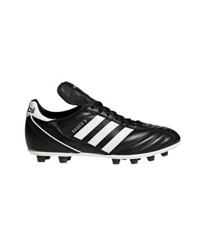 Men's adidas Kaiser 5 Liga Firm Ground Football Boots. Defend your pitch with these legendary boots. Full grain leather and quick-drying synthetic lining make them worthy of their sterling reputation. Best for play on firm ground.- Full grain leather upper for comfort and soft feel.- Soft and durable synthetic lining for excellent comfort.- Die-cut EVA insole for lightweight comfort.- Contrast 3-Stripes, piping and heel tab.- Durable firm ground polyurethane outsole for firm natural grass. Ref: 33201A.