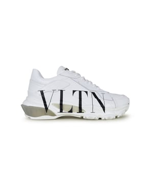 Valentino Bounce model sneakers in wit leer.Rubberen zool met transparante details.Logopatch op de tong.VLTN-logo op de zijkant.Made in Italy.