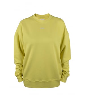 Sudadera Autry de algodón amarillo.Cuello redondo.Diseño de malla.Logotipo de Autry en blanco estampado en el pecho.Mangas largas.Bordes acanalados.100% algodón.