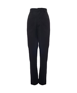 100% viscose. Lining: 51% viscose, 49% cotton. Raey crafts these black Dream trousers in Italy, shaping them from fluid twill to a generous straight-leg silhouette.
