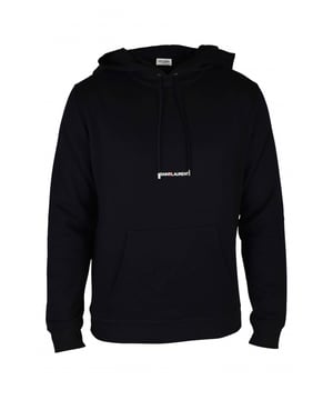 Sudadera con capucha negra Saint Laurent.Tejido de rizo de algodón orgánico.Logotipo estampado en el pecho.Capucha con cordón. Bolsillo canguro.Mangas largas.Bordes de canalé.100% algodón.