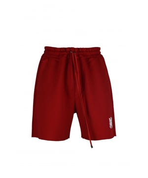 Pantalón corto Amiri de algodón rojo.Logotipo «MA» blanco en la parte inferior.Cintura elástica con cordones.Bolsillos laterales.Un bolsillo trasero.Made in Italy.
