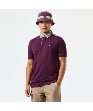 Heren Weekend Offender Costa Mid Check Collar poloshirt in berry.- Klassieke kraag.- Knopen met WO merk op de placket.- Gebreide rib manchet.- Mid house ruit overlay details.- Kleine WO badge op de borst.- Normale pasvorm.- Ref: POAW2403BER
