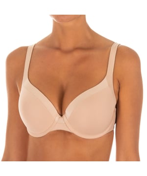 This underwired bra with elastic sides is designed to provide firm support and long-lasting comfort. With elastic sides that adapt to your body, it ensures a flexible fit and a secure fit all day long. Made from high-quality materials, it includes soft, breathable cups that promote air circulation. Adjustable, padded straps ensure a custom fit, preventing discomfort.
 Its elegant design makes it ideal for both everyday use and special occasions, and its versatility makes it an essential staple in any wardrobe.

 Main features:
 - Hoops for firm support and silhouette enhancement.
 - Elastic sides for a flexible fit.
 - Soft and breathable cups.
 - Adjustable, padded straps for added comfort.
 - Available in a variety of colors and styles.
 - Ideal for everyday use and special occasions.

 Composition: 51% Polyester, 40% Polyamide, 9% Elastane

 Care:
Wash at max. 40º.
 - Do not bleach.
 - Do not use dryer.
 - Do not iron.
 - Do not dry clean.