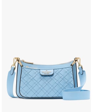Our Crossbodies Are Perfect If You Want To Carry Your Important Things Without All The Bulk. Plus, Your Hands Are Free To Keep Up With All Your Group Texts And Grip That Vanilla Latte., Duet Woven Leather Small Crossbody