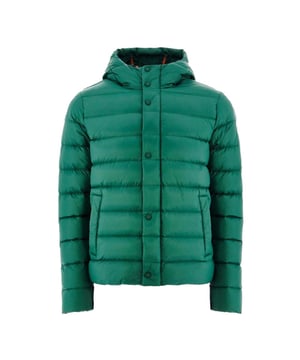 The new JORGE men's down jacket is the favorite jacket for men with an urban look with its modern cut  hood and zipped pockets  for perfect protection against the cold and rain  in style.