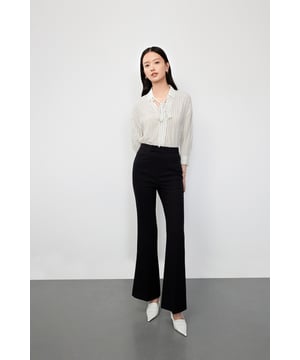 Pantalones de campana negros de Lily Business Fashion para mujer