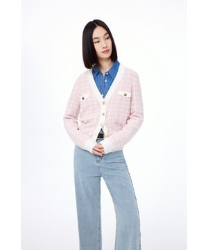 Lily Business Fashion Strickjacke mit V-Ausschnitt für Damen