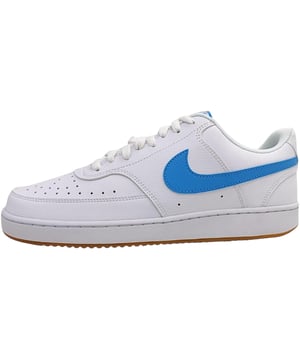 Nike Mens Trainers
Model: Court Vision Low
Style Code: HJ9105-100
Lace-up
Made in India
Synthetic Leather Upper
Fabric Comfort Insole
Colour: White and University Blue
Size: UK 7 - UK 13.12