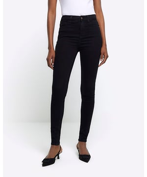 True authentic super stretch denim fabric, Super skinny fit, High waisted, Button and zip fly fastening, Classic 5 pocket styling, Belt loops