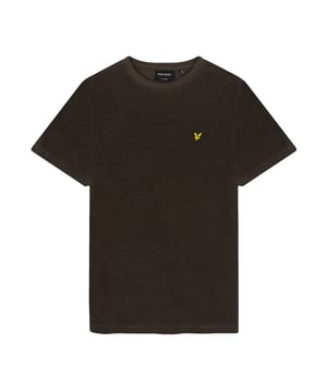 Crewneck.korte mouwen.logo op de borst.normale pasvorm.