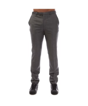 Men's Hugo Hesten Trousers. Zip fly and double hook eye fastening.- Side pockets.- Belt loops.- Slim fit. Material: 100% Virgin Wool. Ref: 50405302067.