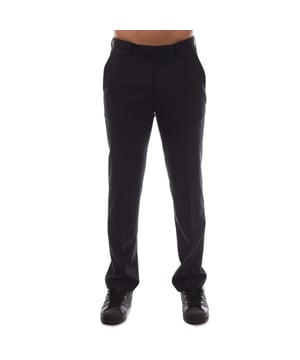 Men's Boss Shout Trousers. Waistband with double hook fastening and a zip fly.- Two slanted slit pockets at the front.- Two buttoned piped pockets on the rear.- Fine stripe pattern.- Regular fit. Material: 98% Virgin Wool, 2% Elastane. Ref: 50242720410.