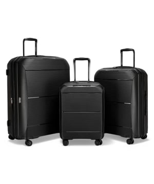 Reis met vertrouwen en stijl met deze uitbreidbare harde koffer. Ontworpen om maximale ruimte, veiligheid en duurzaamheid te bieden, zijn deze koffers perfect voor elke reis, of het nu een korte vakantie of een langere vakantie is. Kenmerken: • Duurzame harde constructie - Stevige, slagvaste buitenkant beschermt uw bezittingen, zelfs op de ruigste reizen. • Uitbreidbare capaciteit - Breid uw bagage eenvoudig uit met maximaal 20% met de rits, waardoor er extra ruimte ontstaat voor souvenirs en meer. • TSA-combinatieslot - Ingebouwde beveiliging zorgt ervoor dat uw waardevolle spullen veilig worden bewaard en voldoet aan de reisbeveiligingsnormen voor gemakkelijke toegang tot de luchthaven. • 4-wiel spinnersysteem - Glijd moeiteloos door drukke luchthavens of treinstations met soepele 360° manoeuvreerbaarheid, voor verbeterde stabiliteit en handling. Afmetingen en specificaties: • Cabine: 55 x 39 x 24 cm (uitbreidbaar tot 29 cm) | Gewicht: 2,7 kg | Inhoud: 50 l • Medium: 68 x 47,5 x 28 cm (uitbreidbaar tot 33 cm) | Gewicht: 3,8 kg | Inhoud: 90 l • Groot: 78 x 54,5 x 33 cm (uitbreidbaar tot 38 cm) | Gewicht: 4,7 kg | Inhoud: 110 l LET OP: Deze koffers worden afzonderlijk verkocht, niet als set. Selecteer daarom uw gewenste maat voordat u bestelt!