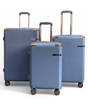 Travel confidently with this lightweight and secure hard shell luggage. Constructed from durable polycarbonate, it offers superior impact resistance, and features TSA locks for enhanced security, 8-wheel spinners for effortless movement, and expandable capacity for added packing flexibility.

Features:

Durable Polycarbonate Shell: Crafted from high-quality polycarbonate, this shell provides exceptional impact resistance while remaining lightweight, ensuring your belongings are well-protected throughout your journey.
TSA Combination Lock: Integrated TSA-approved combination lock offers enhanced security, allowing airport security to inspect your luggage without damage, providing peace of mind during travel.
8-Wheel 360° Spinner System: Equipped with eight smooth-rolling spinner wheels, this set allows for effortless 360-degree maneuverability, making navigating busy airports and train stations a breeze.
Expandable Design: Each suitcase features an expandable zipper, providing extra packing capacity when needed, ideal for bringing back souvenirs or accommodating additional items.
Ergonomic Telescopic Handle: The adjustable telescopic handle ensures comfortable and smooth handling, adapting to your preferred height for easy navigation.
Specifications:

Cabin: 55 x 36 x 22 cm, 2.6 kg, 39L
Medium: 67 x 43 x 27 (32 expanded) cm, 3.50 kg, 81L
Large: 77 x 50 x 31 (36 expanded) cm, 4.20 kg, 123L
NOTE : These suitcases are sold individually not as set, so please select your prefered size!