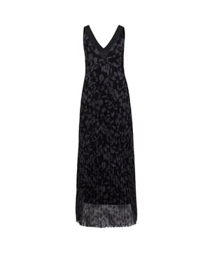 Boss Dessona Jurk voor dames. Een regular-fit maxi-jurk van BOSS Womenswear. Deze elegante jurk is gemaakt van zacht kant met een op vlinder geïnspireerde patroon en is gevoerd met gladde stof en geaccentueerd met ton-sur-ton details. Een V-hals en brede bandjes completeren dit mouwloze ontwerp.- Chemisch reinigen. Materiaal: 100% polyester. Ref: 50484347967.