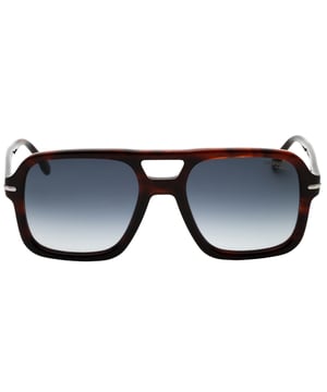Haz una declaración con estas gafas de sol Carrera. Elaborados con estilo y elegancia, ofrecen 100% de protección UV, lo que los convierte en el accesorio perfecto para un look inolvidable. El accesorio perfecto para llevar tu estilo a un nivel superior, ancho del puente nasal = 20 mm, ancho de la lente = 55 mm, longitud del brazo = 150 mm, gafas de sol, estuche para gafas de sol todo incluido, 100 % de protección contra la luz solar UVA y UVB y conforme a la norma británica EN 1836:2005, gafas de sol con lentes marrones, 100 % plástico