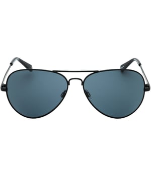 Brand New Black Banana Republic Sunglasses, Lens Width = 59mm, Nose Bridge Width = 14mm, Arm Length = 140mm, Sunglasses, Sunglasses Case, Cleaning Cloth and Care Instructions all Included, 100% Protection Against UVA & UVB Sunlight and Conform to British Standard EN 1836:2005, Grey Lens Sunglasses, 100% Metal
