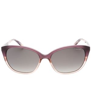 Brandneue Pink Banana Republic-Sonnenbrille, Linsenbreite = 55 mm, Breite des Nasenstegs = 16 mm, Bügellänge = 140 mm, Sonnenbrille, Sonnenbrillenetui, Reinigungstuch und Pflegehinweise im Lieferumfang enthalten, 100 % Schutz vor UVA- und UVB-Sonnenlicht und entspricht der britischen Norm EN 1836:2005, Sonnenbrille mit grauen Gläsern, 100 % Kunststoff