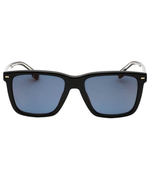 Hugo Boss Black Sunglasses, Lens Width = 55mm, Nose Bridge Width =18mm, Arm Length = 145mm, Sunglasses, Sunglasses Case, Cleaning Cloth and Care Instructions all Included, 100% Protection Against UVA & UVB Sunlight and Conform to British Standard EN 1836:2005, Gold SP Lens Sunglasses, 100% Plastic
