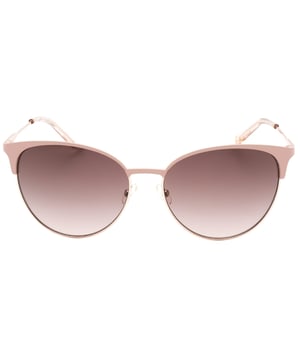 Gafas de sol rosas Juicy Couture, ancho de la lente = 58 mm, ancho del puente nasal = 16 mm, longitud del brazo = 140 mm, gafas de sol, estuche para gafas de sol, paño de limpieza e instrucciones de cuidado, todo incluido, 100 % de protección contra la luz solar UVA y UVB y cumplen con la norma británica EN 1836:2005, lentes SF marrones