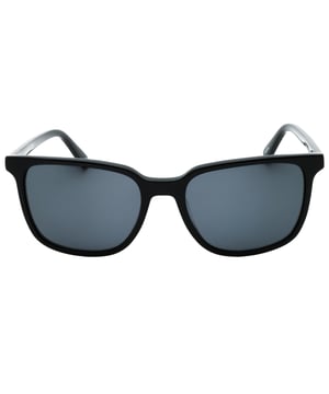 Brandneue Sonnenbrille von Black Banana Republic, Linsenbreite = 53 mm, Breite des Nasenstegs = 18 mm, Bügellänge = 140 mm, Sonnenbrille, Sonnenbrillenetui, Reinigungstuch und Pflegehinweise im Lieferumfang enthalten, 100 % Schutz vor UVA- und UVB-Sonnenlicht und entspricht der britischen Norm EN 1836:2005, Sonnenbrille mit grauen Gläsern, 100 % Kunststoff