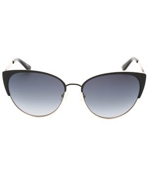 Gafas de sol negras Juicy Couture, ancho de lente = 57 mm, ancho del puente nasal = 16 mm, longitud del brazo = 140 mm, gafas de sol, estuche para gafas de sol, paño de limpieza e instrucciones de cuidado, todo incluido, 100 % de protección contra la luz solar UVA y UVB y cumplen con la norma británica EN 1836:2005, lentes SF gris oscuro