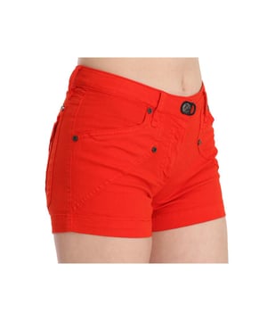 Hermosos shorts PLEIN SUD JEANIUS nuevos con etiquetas  
100% Auténticos  
Color: Naranja  
Modelo: Mini Short de Cintura Media  
Cierre con cremallera  
Detalles del logo  
Material: 98% Algodón 2% Elastano