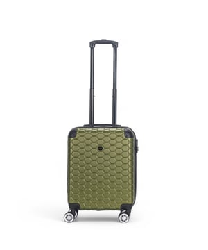 Dieses Hartschalen-Handgepäck wurde für den modernen Reisenden entwickelt und bietet die perfekte Balance aus Haltbarkeit, Sicherheit und zusätzlichem Platz. Egal, ob Sie geschäftlich oder privat fliegen, diese eleganten Koffer sind für reibungsloses, einfaches Bewegen konstruiert, während Ihr Gepäck sicher aufbewahrt wird. Eigenschaften: • Robustes Hartschalendesign – Solide, stoßfeste Außenseite schützt Ihr Gepäck während der Reise vor Stößen und Schlägen. • Integriertes Zahlenschloss – Eingebautes TSA-konformes Schloss stellt sicher, dass Ihr Gepäck sicher bleibt und für die Flughafensicherheit leicht zugänglich ist. • 8-Rad-Spinnersystem – Das duale 4-Rad-Design ermöglicht eine reibungslose 360°-Drehung, sodass das Manövrieren Ihres Gepäcks ein Kinderspiel wird. Größe und Spezifikationen: • Handgepäck: 55 x 40 x 20 cm | Gewicht: 2,9 kg | Fassungsvermögen: 37 l