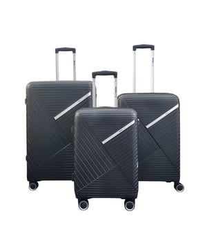 Maak je klaar voor soepele en veilige reizen met deze Hardshell-kofferset. Ontworpen voor moeiteloze beweging en betrouwbare bescherming, is deze set perfect voor vakanties, zakenreizen en weekendjes weg. De robuuste buitenkant, ingebouwde beveiliging en soepel glijdende wielen maken het een slimme keuze voor frequente vliegers. Kenmerken: • Robuust hardshell-ontwerp - Solide, slagvaste constructie helpt je bezittingen te beschermen tegen schokken en stoten tijdens het reizen. • Geïntegreerd combinatieslot - Beveilig je waardevolle spullen met ingebouwde sloten die voldoen aan de internationale beveiligingsvoorschriften voor luchthavens. • Spinnersysteem met 8 wielen - Glijd soepel door de terminals met 360° draaiende dubbele wielen die superieure stabiliteit en controle bieden. • Lichtgewicht en reisvriendelijk - Sterk maar lichtgewicht, waardoor tillen en hanteren gemakkelijker is tijdens je reis. Afmetingen en specificaties: • Cabine: 55 x 26 x 20 cm | Gewicht: 2,3 kg | Inhoud: 35 l • Medium: 65 x 42 x 25 cm | Gewicht: 2,9 kg | Inhoud: 55 l • Groot: 75 x 48 x 29 cm | Gewicht: 3,8 kg | Inhoud: 85 l Van korte vakanties tot verre vakanties, deze stijlvolle en veilige bagageset is ontworpen om gemakkelijk en vol vertrouwen te reizen.