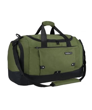 Bolso de mano grande para fin de semana, bolso de mano para cabina, bolso de viaje deportivo para gimnasio Bolso de mano grande para fin de semana, bolso de mano para cabina, bolso de deporte para gimnasio Este bolso de mano de viaje es la solución ideal para sortear las restricciones de vuelo. Fabricado con poliéster 600D duradero con amplio espacio para tus pertenencias, este bolso está diseñado para soportar los rigores de los viajes de vacaciones. CONQUISTA LAS RESTRICCIONES DE EMBALAJE DEL AEROPUERTO: diseñado cuidadosamente para cumplir con los requisitos de la mayoría de las aerolíneas principales, lo que garantiza un viaje sin complicaciones. CORREA AJUSTABLE DESMONTABLE: perfecta para transportar cargas más pesadas o para la comodidad de tener las manos libres. La cremallera doble de la solapa superior ofrece un acceso rápido y fácil. La correa se ajusta de 57 a 94 cm. 2 BOLSILLOS EXTERIORES: guarda cómodamente artículos esenciales como pasaportes, carteras, teléfonos o dinero en efectivo en estos bolsillos de fácil acceso. LIGERO Y DURADERO: hecho de poliéster 600D, este bolso es ligero y resistente, lo que proporciona mayor seguridad para tus pertenencias. BOLSA DE DEPORTE/GIMNASIO PERFECTA: Versátil para viajar, ideal también como bolsa de gimnasio o deportiva. Con su robusta construcción, amplio interior y bolsillos adicionales, esta bolsa está lista para cualquier aventura. DIMENSIONES Grande: Alto: 31 cm | Ancho: 52 cm | Fondo: 25 cm | Peso: 0,8 kg