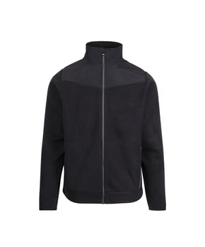 Shell: Polyamide, Polyester. Stof: Geborstelde rug, Fleece, Gebreid, Taslan, Geweven. Ontwerp: Contrastpaneel. 260gsm. Hem: Stretch Binding. Kinbeschermer, binnenste stormklep. Mouwtype: Met lange mouwen. Halslijn: Staande Kraag. Manchet: Stretch Binding. Zakken: 2 Zijzakken, Rits. Bevestiging: Contrasterende ritssluiting, volledige ritssluiting. XS: 35 in. S: 37 in. M: 40 in. L: 43 in. XL: 46 in. XXL: 48 in.
