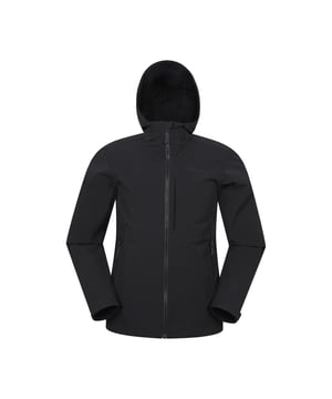 Elastan, Polyamid, Polyester. Gewebe: Netzmaterial, Softshell, Stretch. Design: Logo, Unifarben. Gewebetechnik: Dauerhaft wasserabweisende Oberfläche, Leicht, Ohne PFC (per- und polyfluorierte Chemikalien), Wasserbeständig. Mit Kapuze. Langärmlig. Bündchen: Klettverschlusslasche. Kapuzenmerkmale: Aufnähen. Taschenart: Zwei Seitentaschen, Reißverschluss, 1 Brusttasche. Durchgehender Reißverschluss. XS: 88,9 cm. S: 93,98 cm. M: 102 cm. L: 109 cm. XL: 116,84 cm. XXL: 124,46 cm. 3XL: 134,5 cm. 4XL: 142 cm.