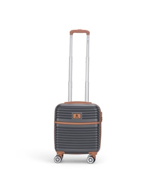Deze slanke en compacte hardshell handbagagekoffer onder de stoel biedt de ideale oplossing voor korte trips, met veilige opbergruimte, soepele manoeuvreerbaarheid en uitstekende duurzaamheid. Uitgerust met een geïntegreerd TSA-slot en een 8-wiel spinnersysteem, is deze koffer gebouwd om te voldoen aan de eisen van modern reizen en tegelijkertijd eenvoudig te hanteren. Kenmerken: • Duurzaam hardshellontwerp - De sterke, hardshell buitenkant zorgt ervoor dat uw bezittingen beschermd blijven tegen beschadiging, zelfs bij ruwe behandeling. • Geïntegreerd TSA-slot - Een ingebouwd cijferslot houdt uw spullen veilig en voldoet aan de internationale normen voor reisbeveiliging. • 8-wiel spinnersysteem - De koffer heeft soepele, dubbele wielen voor naadloze 360 ​​graden rotatie, waardoor hij gemakkelijk te navigeren is door drukke luchthavens of stations. • Compacte capaciteit - Met een capaciteit van 26L biedt deze koffer voldoende ruimte voor uw essentiële spullen en is hij perfect voor korte vakanties of zakenreizen. Afmetingen en specificaties: • Afmetingen: 45 x 35 x 20 cm | Gewicht: 2,2 kg | Inhoud: 26 liter (geschikt voor EasyJet) Deze koffer is lichtgewicht, veilig en gemakkelijk te manoeuvreren en is perfect voor reizigers die op zoek zijn naar een compacte, betrouwbare bagageoptie.