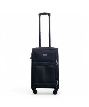 Upgrade your travel experience with this Softshell Cabin Luggage, built to offer maximum flexibility, added capacity, and smooth manoeuvrability. Whether you're off on a short break or a long-haul adventure, this set keeps you organized, secure, and ready for anything.
Features:
•	Flexible Softshell Exterior – Durable yet lightweight material makes packing easier and allows for slight give when space is tight.
•	Integrated Combination Lock – Travel stress-free with built-in security locks that comply with international airport screening standards.
•	Spinner Wheels – Four multi-directional wheels provide smooth, 360° movement for easy airport navigation.
Size & Specifications:
•	Cabin: 55 x 33 x 21 cm | Weight: 2.5 kg | Capacity: 33L