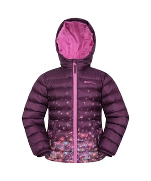 Filling: Microfibre. Design: Dandelions, Logo. Fabric Technology: Durable Water Repellent Finish, Heat Retention, Insulating, Lightweight, Water Resistant. Cuff: Elasticated. Neckline: Hooded. Sleeve-Type: Long-Sleeved. Hood Features: Sew-On. Pockets: 2 Side Pockets. Fastening: Full Zip. 3-4 Years: 22.5 in. 5-6 Years: 24 in. 7-8 Years: 26 in. 9-10 Years: 28.5 in. 11-12 Years: 30.5 in. 13 Years: 33 in.