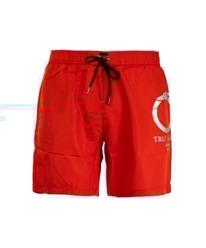 Verhoog je stijl op het strand met de strandboxershort van Trussardi, waarin comfort en design perfect in balans zijn. Ze zijn gemaakt van lichtgewicht, sneldrogende stoffen en onderscheiden zich door hun moderne snit en verfijnde details. De verfijnde patronen en veelzijdige pasvorm maken ze ideaal voor elk moment van de dag, van ontspannen onder de parasol tot genieten van een aperitief met uitzicht op zee.