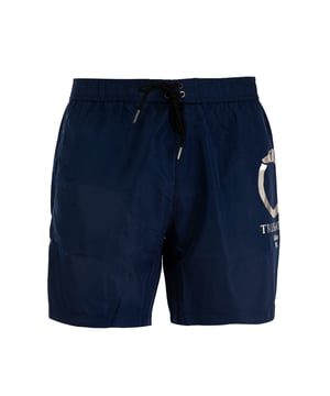 Verhoog je stijl op het strand met de strandboxershort van Trussardi, waarin comfort en design perfect in balans zijn. Ze zijn gemaakt van lichtgewicht, sneldrogende stoffen en onderscheiden zich door hun moderne snit en verfijnde details. De verfijnde patronen en veelzijdige pasvorm maken ze ideaal voor elk moment van de dag, van ontspannen onder de parasol tot genieten van een aperitief met uitzicht op zee.