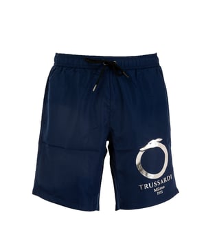 Mit den Beach Boxershorts von Trussardi, bei denen Komfort und Design in perfekter Balance zueinander stehen, wird Ihr Stil am Strand aufgewertet. Sie sind aus leichten, schnell trocknenden Stoffen gefertigt und zeichnen sich durch einen modernen Schnitt und raffinierte Details aus. Die raffinierten Muster und die vielseitige Passform machen sie ideal für jeden Moment des Tages, vom Entspannen unter dem Sonnenschirm bis zum Aperitif mit Blick aufs Meer.