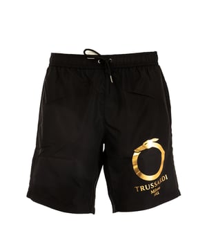 Verhoog je stijl op het strand met de strandboxershort van Trussardi, waarin comfort en design perfect in balans zijn. Ze zijn gemaakt van lichtgewicht, sneldrogende stoffen en onderscheiden zich door hun moderne snit en verfijnde details. De verfijnde patronen en veelzijdige pasvorm maken ze ideaal voor elk moment van de dag, van ontspannen onder de parasol tot genieten van een aperitief met uitzicht op zee.