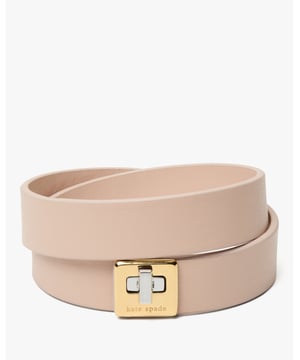 Leather Double Wrap Bracelet, Leather Double Wrap Bracelet,  Length: 38.00 Cm