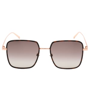 Marc Jacobs Rose Gold Sunglasses, Lens Width = 51mm, Nose Bridge Width = 17mm, Arm Length = 140mm, Sunglasses, Sunglasses Case, Cleaning Cloth and Care Instructions all Included, 100% Protection Against UVA & UVB Sunlight and Conform to British Standard EN 1836:2005, Rose Gold Sunglasses, 100% Metal