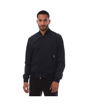 Men's Boss T-Heston-BMB Jacket.- Bomber collar.- Full front branded zip fastening.- Side zip pockets.- Inside zip pocket.- Ribbed cuffs and hem. Material: 67% Virgin Wool, 28% Polyamide, 5% Elastane. Ref: 50468749404.