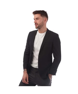 Men's Boss The Rider Blazer Jacket. Notch lapels.- Button fastening.- Regular fit.- Main material: 98% VIrgin wool, 2% Elastane.- Dry clean. Ref: 50242717001.